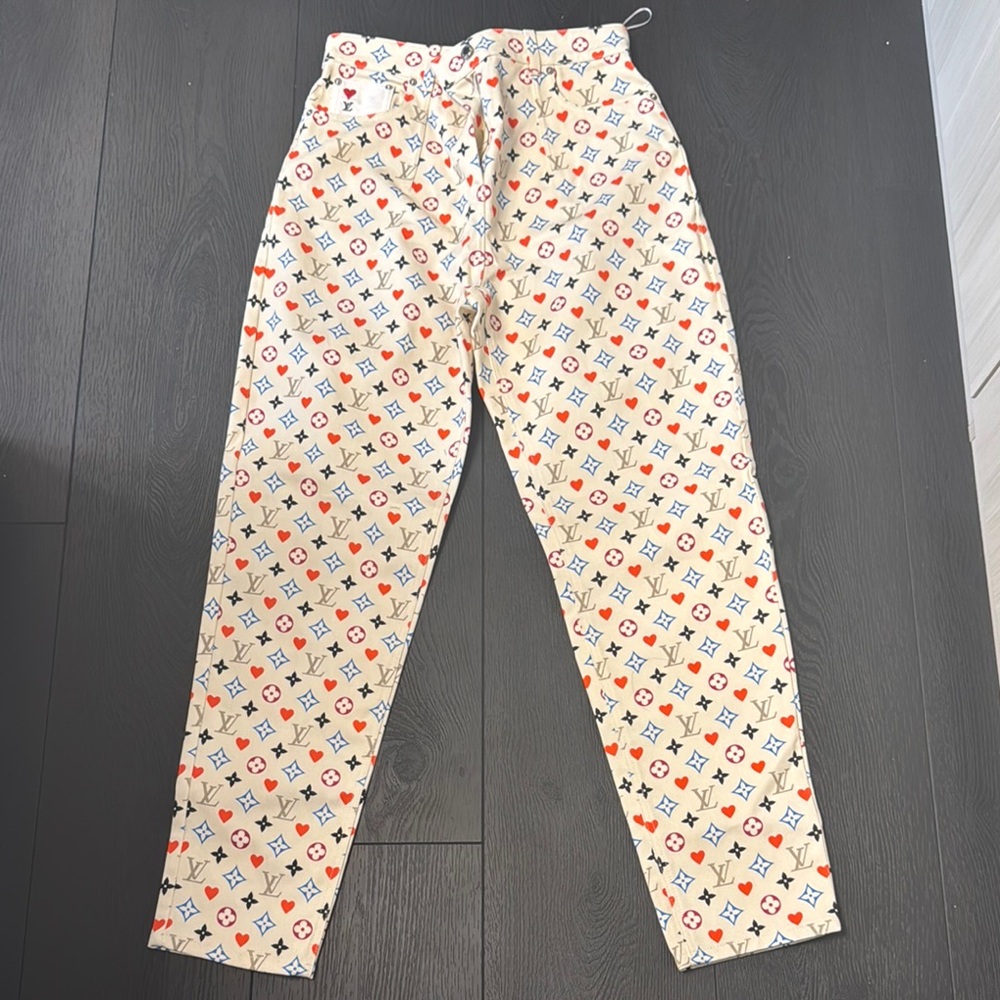 Louis Vuitton Multicolor Monogram Trousers
